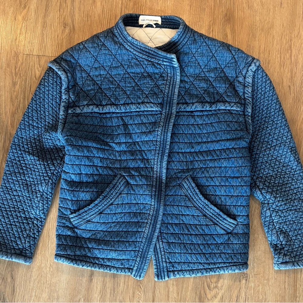 Isabel Marant Étoile Blue Quilted Jacket